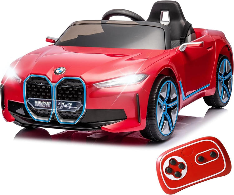 Licensed BMW i4 12V Childrens Ride-on Car (RED)