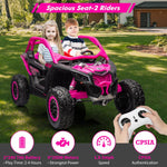 LX Performance Can-Am Maverick 4WD Edition – 2-Seater Kids Ride-on Buggy (Pink)