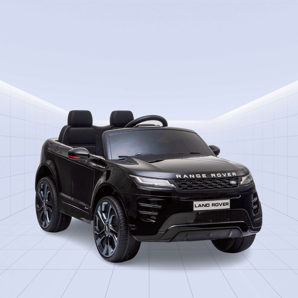 Licensed Range Rover Evoque Kids Electric Ride-On Car - (Black)