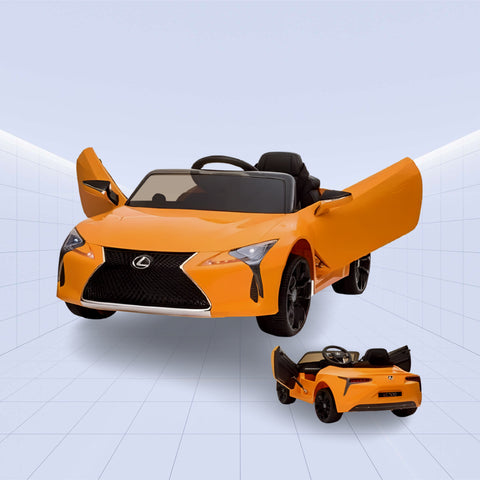 Lexus SportsX Electric Ride-on Sports Car for Kids - 12V (ORANGE)