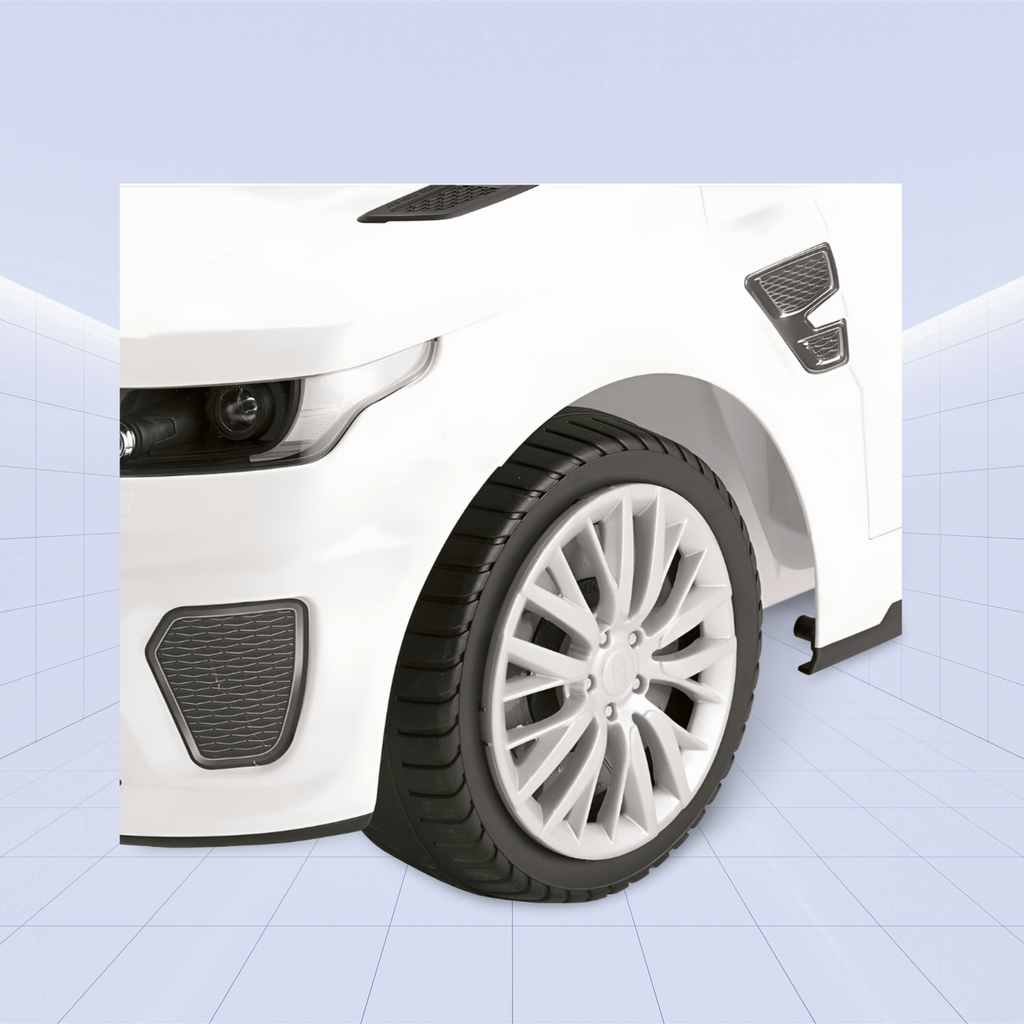 Licensed Range Rover Ride-On Car for Kids – A Perfect Blend of Luxury, Fun, and Safety(White)