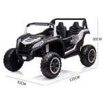 24V 4-Wheel Drive Ride-On Off-Road Vehicle for Kids: The Ultimate Driving Adventure (White)