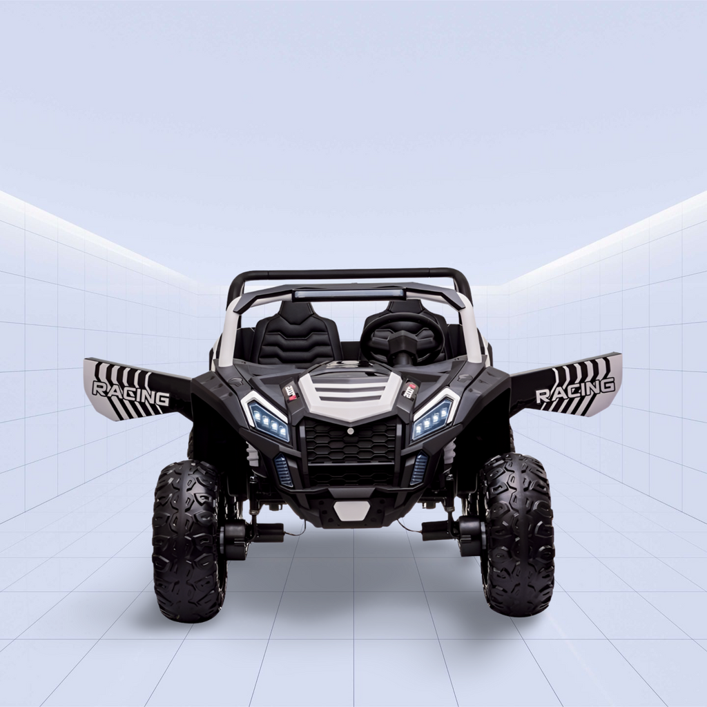 24V 4-Wheel Drive Ride-On Off-Road Vehicle for Kids: The Ultimate Driving Adventure (White)