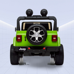Jeep Wrangler Rubicon Kids Ride-On Car - 12V Electric Toy with 4 Motors (Green)