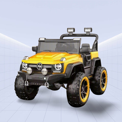 12V High Quality 2 Seater Electric Car Kids Off Road Big Battery Children Baby Toy Car Ride On Car For Kids(YELLOW)