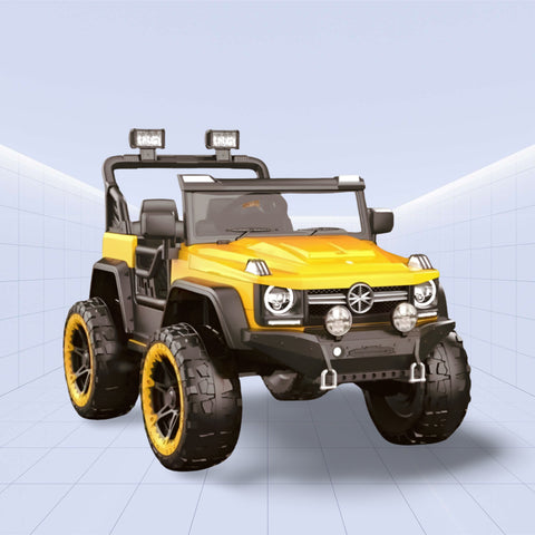 12V High Quality 2 Seater Electric Car Kids Off Road Big Battery Children Baby Toy Car Ride On Car For Kids(YELLOW)