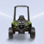 Newest YAMAHA Wolverine X2 Big Power For 2-6 Years Children 12 Volt 4 Wheels Utv Two-seater Children Ride On Car (GREEN)