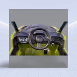 Newest YAMAHA Wolverine X2 Big Power For 2-6 Years Children 12 Volt 4 Wheels Utv Two-seater Children Ride On Car (GREEN)