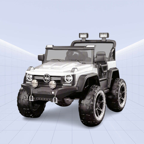 12V High Quality 2 Seater Electric Car Kids Off Road Big Battery Children Baby Toy Car Ride On Car For Kids(WHITE)