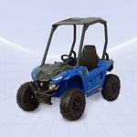 Newest YAMAHA Wolverine X2 Big Power For 2-6 Years Children 12 Volt 4 Wheels Utv Two-seater Children Ride On Car (BLUE)