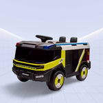 12V "Protect-X9 Ride-On Fire Truck: A Bold and Stylish Adventure" (YELLOW)