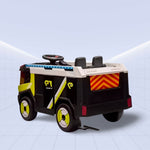 12V "Protect-X9 Ride-On Fire Truck: A Bold and Stylish Adventure" (YELLOW)