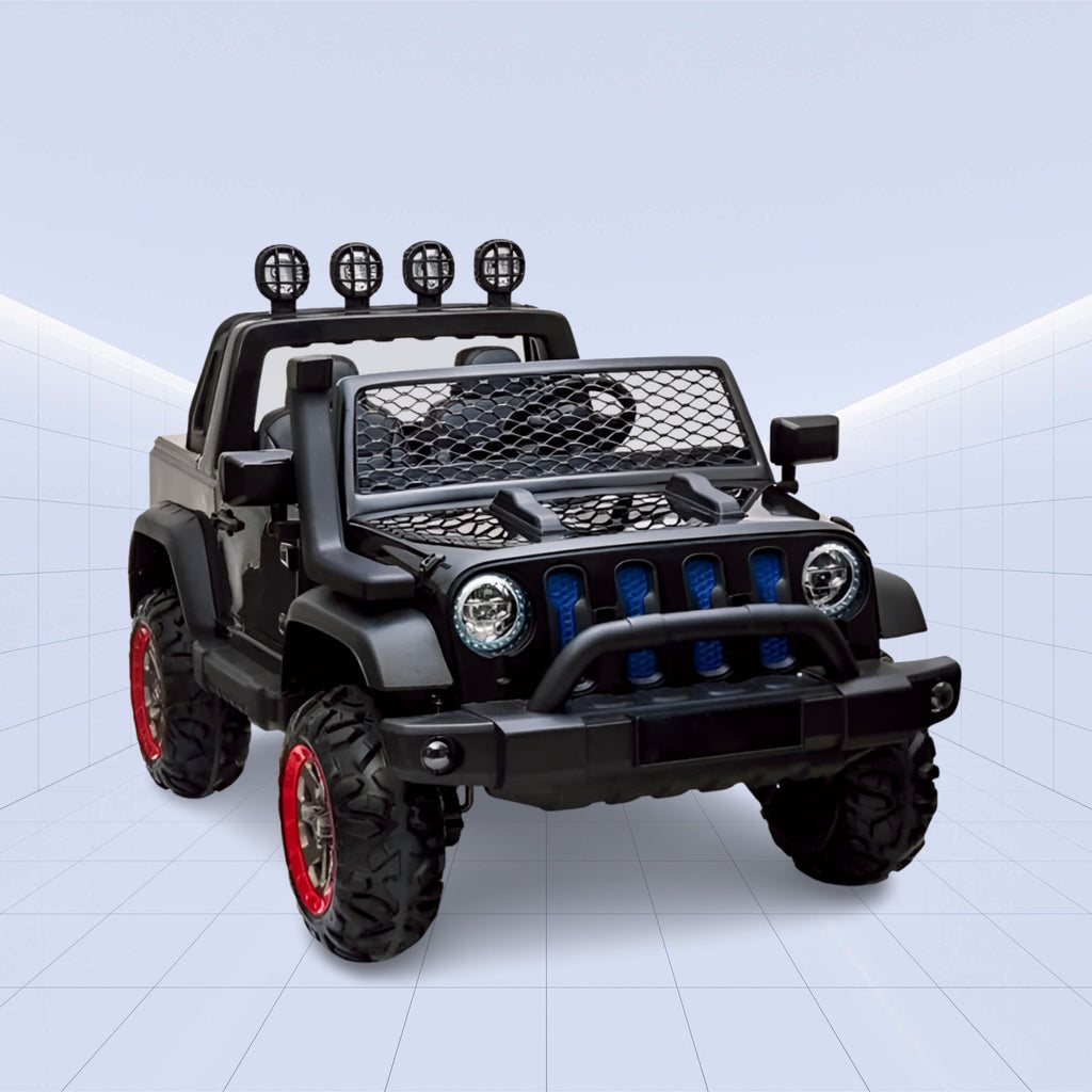 12V "Mighty Mini Hauler: Electric Farm Truck",Ride on for Kids (BLACK)