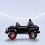 12V "Mighty Mini Hauler: Electric Farm Truck",Ride on for Kids (BLACK)