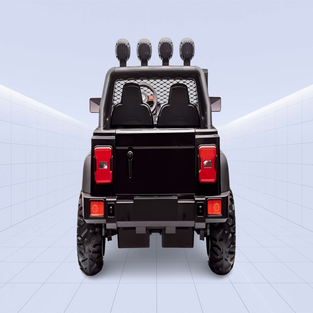 12V "Mighty Mini Hauler: Electric Farm Truck",Ride on for Kids (BLACK)