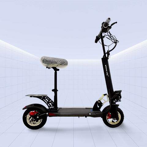 High-Performance 11-Inch Off-Road Electric Scooter with Dual Motor and Foldable Design 48V (BLACK)