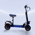 High-Performance 11-Inch Off-Road Electric Scooter with Dual Motor and Foldable Design 48V (BLUE)