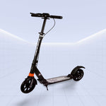 Lightweight Foldable Kids' Kick Scooter with Adjustable Handlebar (BLACK)