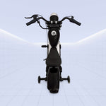 Realistic Electric Chopper Motorcycle for Kids with Comfortable Seating and Dual Motors 36V(BLACK)