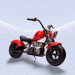 Realistic Electric Chopper Motorcycle for Kids with Comfortable Seating and Dual Motors 36V(RED)