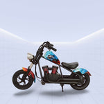 24V Retro-Styled 24V Kids Electric Chopper Bike with Powerful 180W Motor (BLUE)