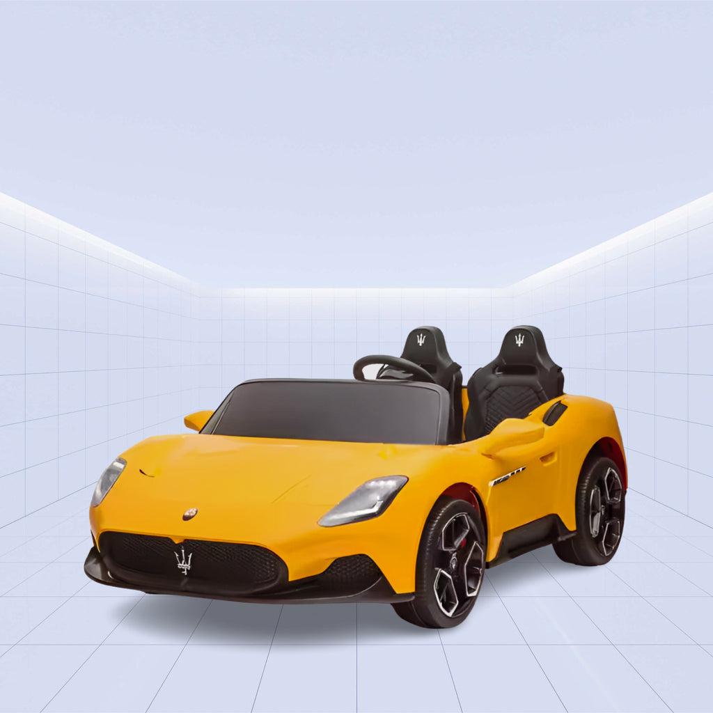 24V "Official Licensed Maserati  Electric Ride-On – Power, Style, and Fun Combined" (YELLOW)