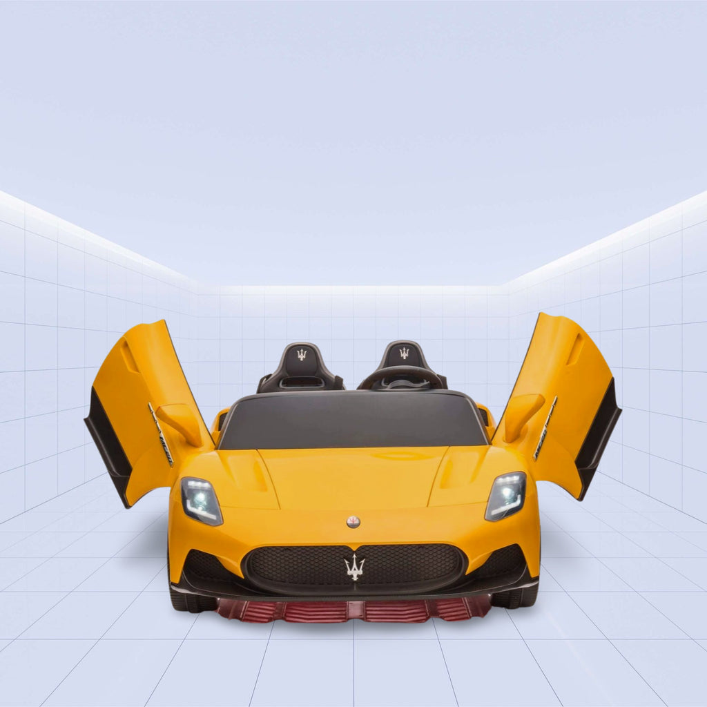 24V "Official Licensed Maserati  Electric Ride-On – Power, Style, and Fun Combined" (YELLOW)