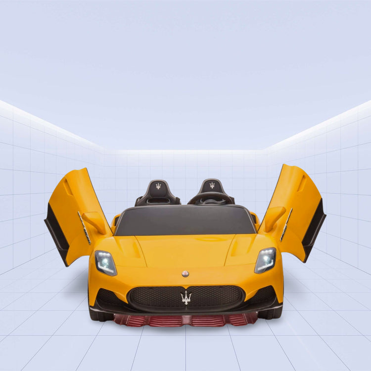 24V "Official Licensed Maserati  Electric Ride-On – Power, Style, and Fun Combined" (YELLOW)