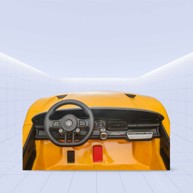 24V "Official Licensed Maserati  Electric Ride-On – Power, Style, and Fun Combined" (YELLOW)