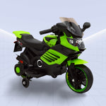 Future Rider 12V Kids Motorcycle – Experience the Road Like a Pro! (GREEN)