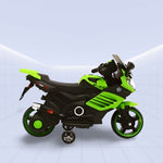 Future Rider 12V Kids Motorcycle – Experience the Road Like a Pro! (GREEN)