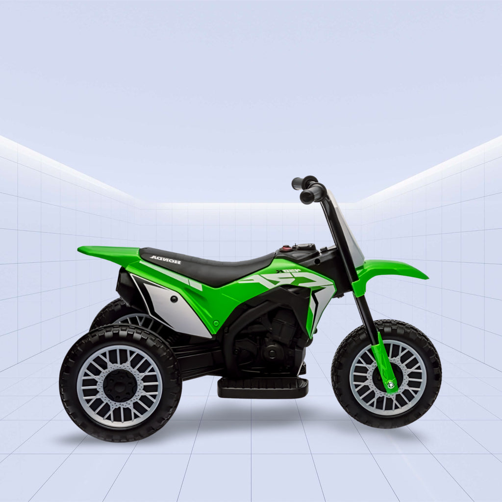 Licensed Honda CRF 450R Kids Three-Wheel Motorcycle Electric Ride-On (GREEN)