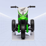 Licensed Honda CRF 450R Kids Three-Wheel Motorcycle Electric Ride-On (GREEN)