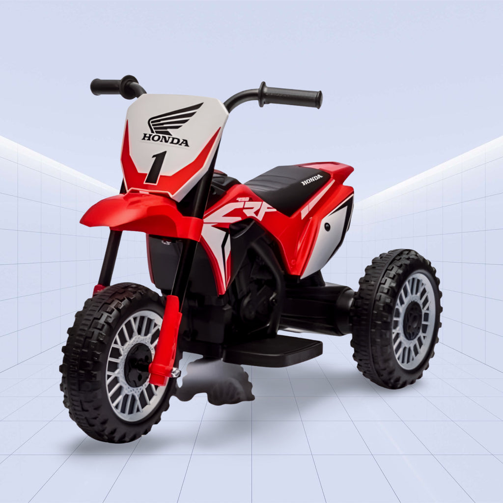Licensed Honda CRF 450R Kids Three-Wheel Motorcycle Electric Ride-On (RED)