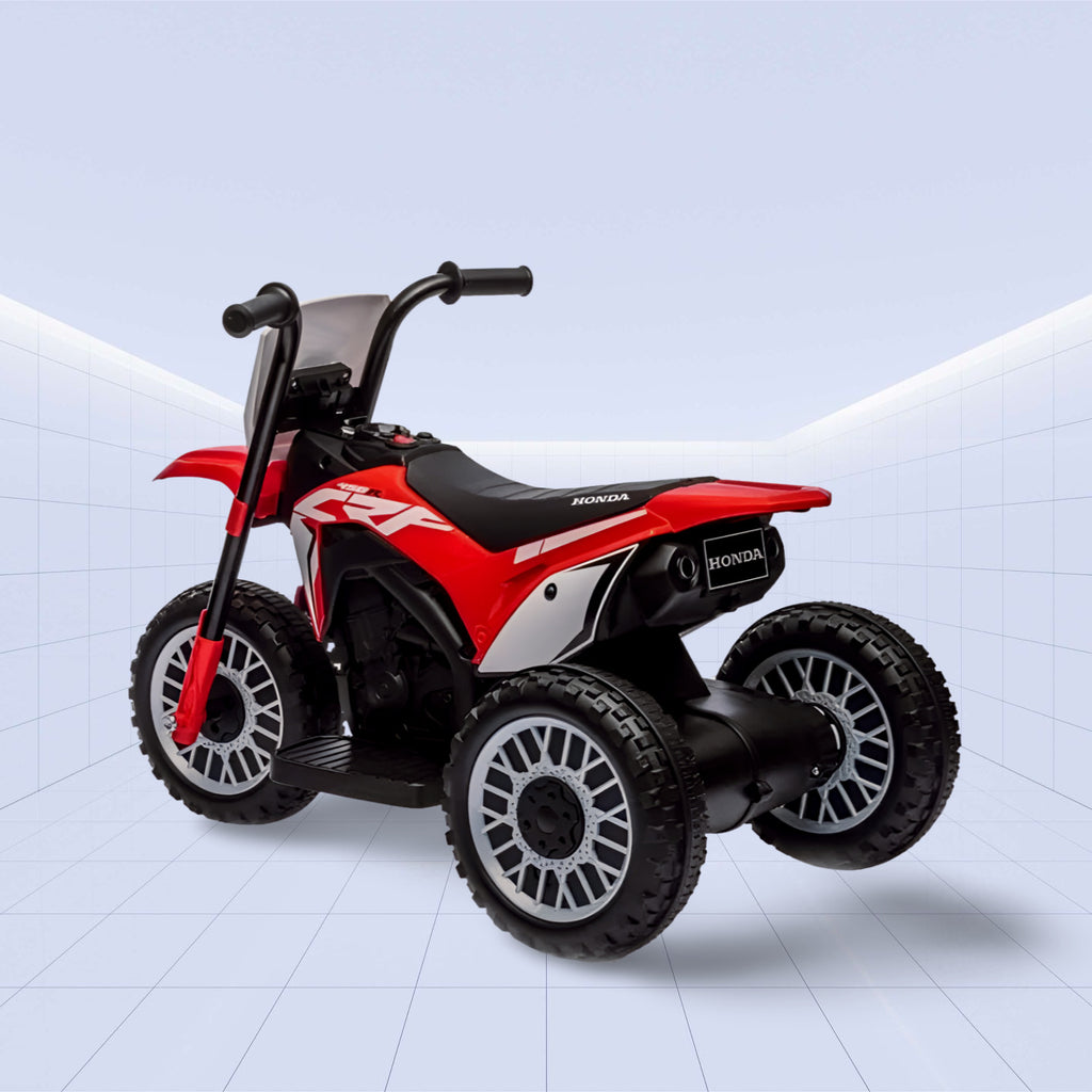 Licensed Honda CRF 450R Kids Three-Wheel Motorcycle Electric Ride-On (RED)