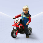 Licensed Honda CRF 450R Kids Three-Wheel Motorcycle Electric Ride-On (RED)