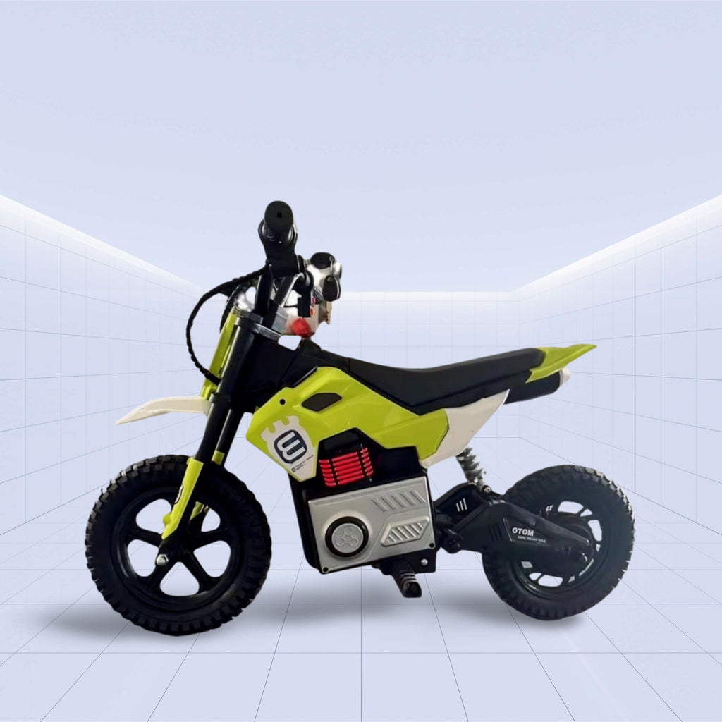 PowerRide Kids' Electric Motorcycle – The Ultimate Riding Experience! (GREEN)
