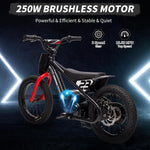 Off-Road Beast – 24V Electric Dirt Bike for Young Riders! (BLACK)