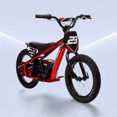 Off-Road Beast – 24V Electric Dirt Bike for Young Riders! (RED)