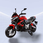 DORSA-Safe & Stylish! Ride-On Motorcycle with Training Wheels (RED)
