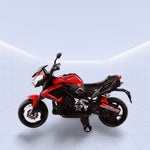 DORSA-Safe & Stylish! Ride-On Motorcycle with Training Wheels (RED)
