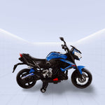 DORSA-Safe & Stylish! Ride-On Motorcycle with Training Wheels (BLUE)