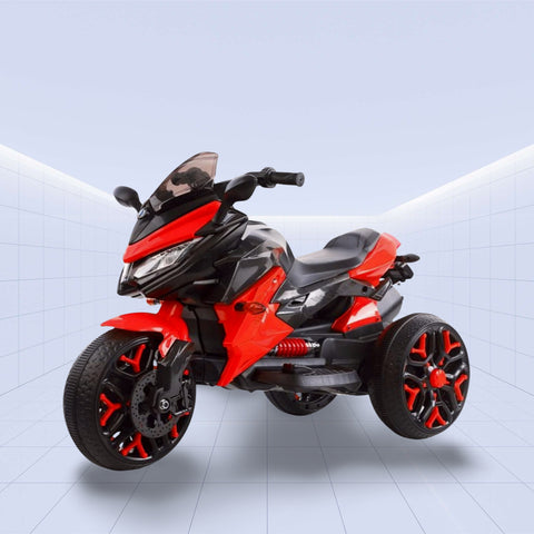 Electric Ride-On Trike for Kids – Sporty & Stylish 3-Wheel Motorcycle (RED)