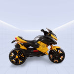 Electric Ride-On Trike for Kids – Sporty & Stylish 3-Wheel Motorcycle (YELLOW)
