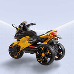 Electric Ride-On Trike for Kids – Sporty & Stylish 3-Wheel Motorcycle (YELLOW)