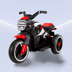 TurboCharge Kids' Electric Motorcycle – Ultimate Ride-On with Lights, Music & Smoke Effects! (RED)