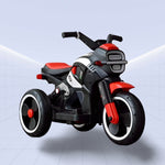 TurboCharge Kids' Electric Motorcycle – Ultimate Ride-On with Lights, Music & Smoke Effects! (RED)