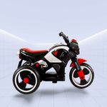 TurboCharge Kids' Electric Motorcycle – Ultimate Ride-On with Lights, Music & Smoke Effects! (RED)