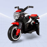 TurboCharge Kids' Electric Motorcycle – Ultimate Ride-On with Lights, Music & Smoke Effects! (RED)