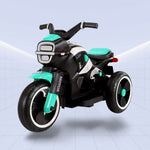 TurboCharge Kids' Electric Motorcycle – Ultimate Ride-On with Lights, Music & Smoke Effects! (GREEN)